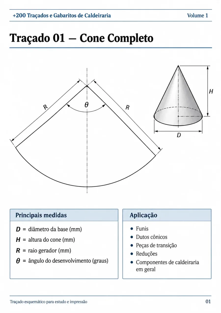 Página do material: Cone completo